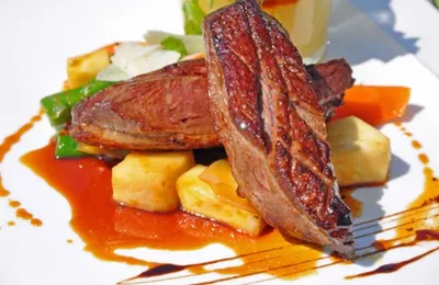 Filets de canette et légumes de printemps